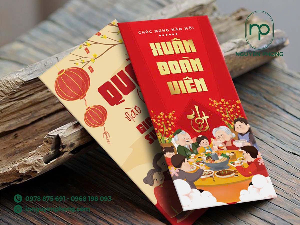 Dịch vụ in bao lì xì theo yêu cầu